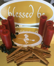 Element Candle Fire (casting circle blessed Moon charged)
