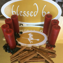 Element Candle Fire (casting circle blessed Moon charged)