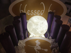 Element Candle Spirit/Crown (casting circle blessed Moon charged)