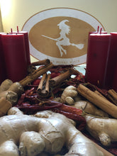 Element Candle Fire (casting circle blessed Moon charged)