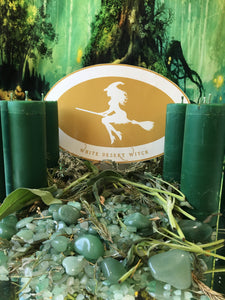 Element Candle Earth (casting circle blessed Moon charged)