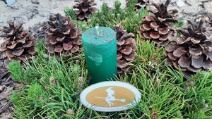 Element Candle Earth (casting circle blessed Moon charged)