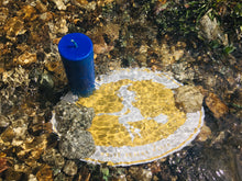 Element Candle Water (casting circle blessed Moon charged)