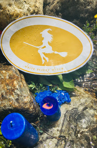 Element Candle Water (casting circle blessed Moon charged)