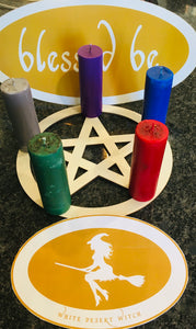 Element Candle Air (casting circle  blessed Moon-charged)