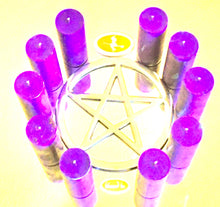 Element Candle Spirit/Crown (casting circle blessed Moon charged)