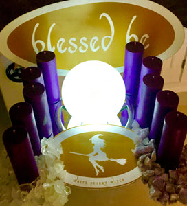 Element Candle Spirit/Crown (casting circle blessed Moon charged)