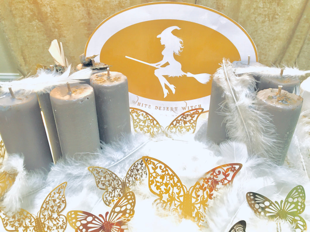 Element Candle Air (casting circle  blessed Moon-charged)