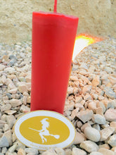 Element Candle Fire (casting circle blessed Moon charged)