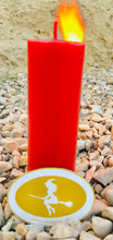 Element Candle Fire (casting circle blessed Moon charged)